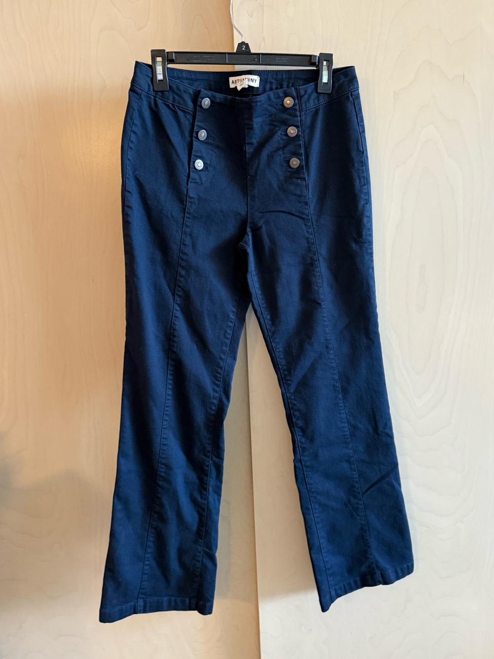 Navy Double-Button Sailor Trousers